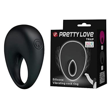 Imagem de ANEL PENIANO LUXO COM VIBRADOR ESTIMULADOR CLITORIS PRETTY LOVE TRAP - DELIRIOSS SEXY SHOP