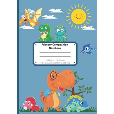 Imagem de Primary Composition Notebook: Primary Story Journal with Picture Dinosaur - Learn to Draw and Write Primary Journal Grades - Libreta Primaria