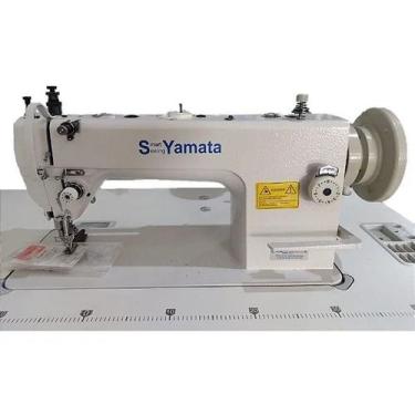 Imagem de Máquina De Costura Industrial Reta Transporte Duplo Yamata Gc-5318 Biv