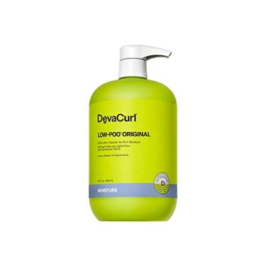Imagem de DevaCurl Low-Poo Original Limpador de Espuma Suave para Rica Umidade, Green Oasis, 946 ml