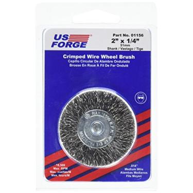 Imagem de US Forge End Pincel Crimped Radial 1/4 polegada Hank, 1171, 2-Inch by .014