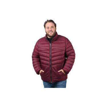 Imagem de Jaqueta Masculina Kla Plus Size Dupla Face Preto E Vinho Tam. G1-Masculino