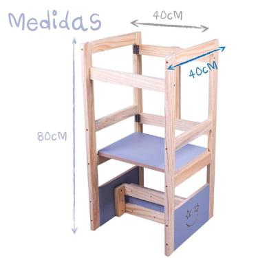 Imagem de Torre De Aprendizagem Montessoriana Regulagem De Altura 4x1