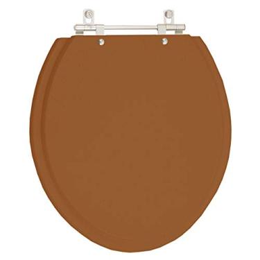 Imagem de Assento Sanitario Poliester Contemporary Ocre (marrom) para vaso Hervy