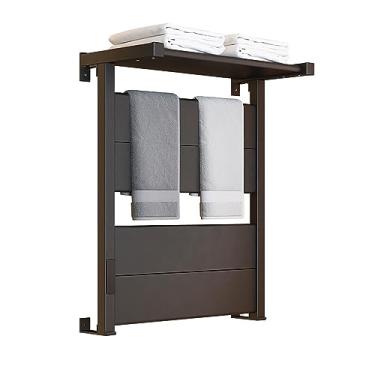 Imagem de Toalheiro Elétrico Doméstico Trilhos de Secagem de Fibra de Carbono Inteligentes Com Controle de Temperatura Do Banheiro Termostato Do Hotel Aquecedor De Toalhas,A