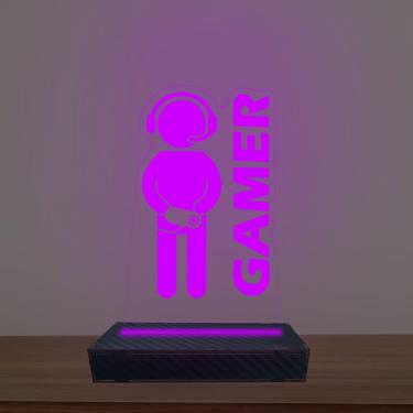 Imagem de Luminária Led 3d Gamer Abajur Luxo