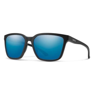 Imagem de Óculos de sol Smith Shoutout, preto fosco/Chromapop polarizado azul espelhado, óculos de sol Smith Optics Shoutout ChromaPop polarizado