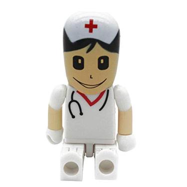 Imagem de 32GB Nurse Modelo 3.0 USB Flash Drive Pen Drive Armazenamento de Dados Pen Drive Pen Drive Pen Drive Pen Drive USB Drive USB 3.0 - Branco