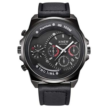 Imagem de Relógio com cronômetro para corrida, moda, relógio masculino de quartzo, relógio de luxo, negócios, homens famosos, D, One Size