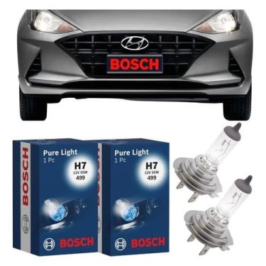 Imagem de 2 Lâmpada Farol Automotivo H7 12v 55w 499 Pure Light