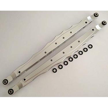 Imagem de Aluminum Rear Lower Links Linkage Silver for Axial 1/8 YETI XL AX31014