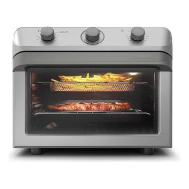 Imagem de Forno Fritadeira Air Fryer 35 Litros 5 Em 1 127v Mueller Lançamento Única 100% Nacional Não Enferruja Fácil Limpeza 3 Motores de Convecção 2 Resistência