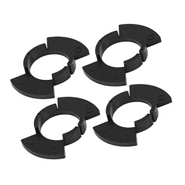 Imagem de A ABSOPRO Suporte de retentor de lâmpada base adaptador de farol LED H1 para Honda Civic 1980-2018 preto 4 peças