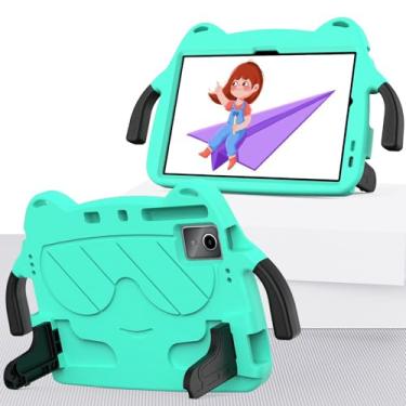Imagem de Capa protetora resistente Compatível com Samsung Galaxy Tab A9 Plus 2023 SM-X210/SM-216/SM-X218 Capa fofa para crianças de 11 polegadas, EVA leve + PC robusto com suporte à prova de choque capa protet