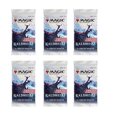 Imagem de 6 Packs Magic: The Gathering Set Booster Pack Lot MTG Kaldheim