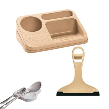 Imagem de Organizador De Pia Suporte De Detergente E Rodinho De Pia