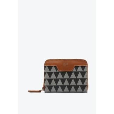 Imagem de CARTEIRA SCHUTZ TRIANGLE PEQUENA MARROM-Feminino