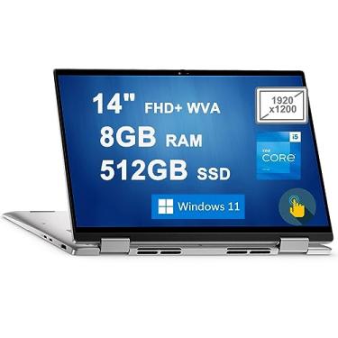Imagem de Dell Inspiron 14 7000 7430 2 em 1 Laptop 35.6 cm FHD+ WVA Tela sensível ao toque 13ª geração 10-core i5-1335U (>i7-1255U) 8GB RAM 512GB SSD retroiluminado impressão digital Thunderbolt HDMI FHD Webcam