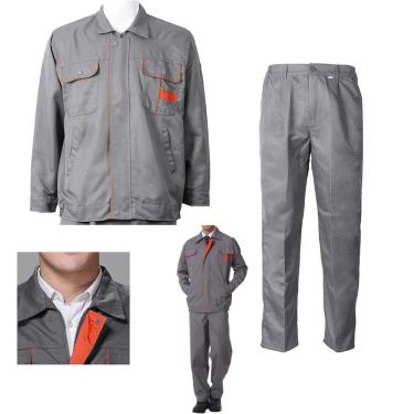 Imagem de Conjunto Uniforme EPI Listra Refletiva Construçao Civil Obra Segurança Mecanico Prestador de Serviço