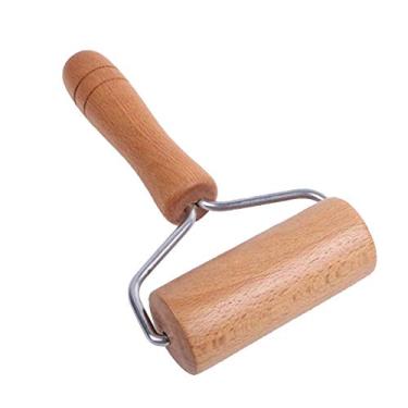 Imagem de Rolo de massa de madeira premium para cozinhar, sem material presente adorável, 3 tamanhos diferentes disponíveis - para pastelaria, fondant, biscoitos - faia e - A