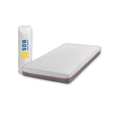 Imagem de Colchão Solteiro De Molas Ensacadas 88x188x13cm D33 SDB Colchões (Rosa)