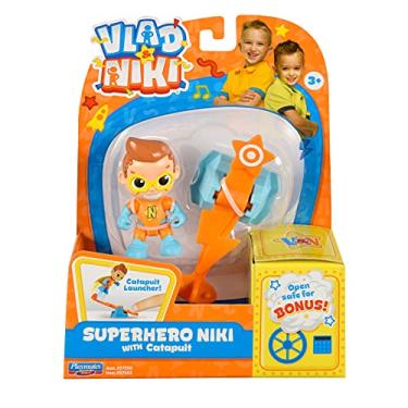 Imagem de BANDAI Vlad & Niki Play Action Figure - Superhero Niki Figure - Articulated Action Figurine with Accessories, Multicolor, P57552