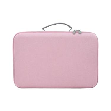 Imagem de Generic Estojo para secador de cabelo para viagem, estojo de armazenamento protetor à prova d'água de grande capacidade, organizador de secador de cabelo, Rosa