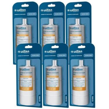 Imagem de Kit 6 Unidades Refil Filtro Latina P655 Original para Purificador Pure