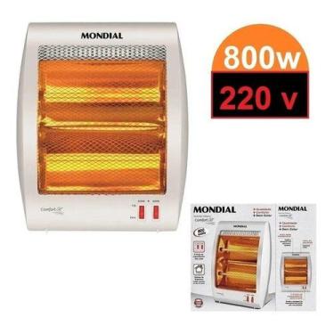 Imagem de Aquecedor Portátil Elétrico Confort Air Ii 800w A-09 Mondial, Branco, 