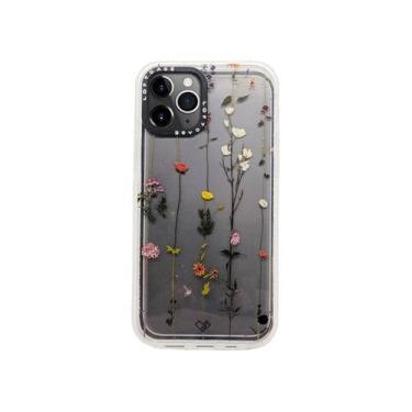 Imagem de Capa loft case iphone 11 pro flores minimalistas, Transparente 