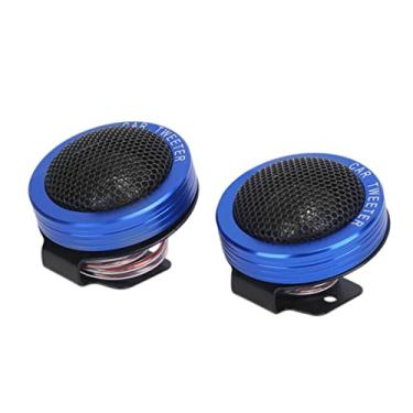 Imagem de Carro Tweeter par Carro Mini Tweeter Alto-falante Cúpula 150w 4Ω 98db áudio do Carro Alto-falante Estéreo de Alta Resolução Som Universal para áudio (BLUE)