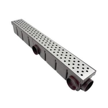 Imagem de Ralo Piscina 6cm x 50cm Bolinha Inox 304 Coletor Marrom - Ficone & Rei