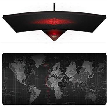 Imagem de Mouse Pad Gamer Grande 70x35cm Estampa Mapa Mundi Speed - Mousepad Exbom MP-7035C28