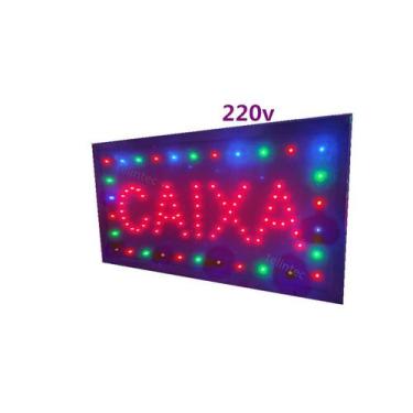 Imagem de placa luminoso CAIXA 220V painel de led letreiro LED PISCAR - tltled