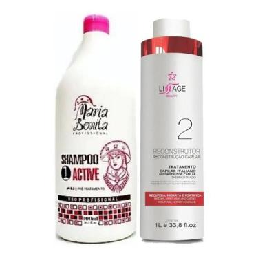 Imagem de Kit Alinhamento Capilar Profissional Progressiva Selafix Fit - Maria B