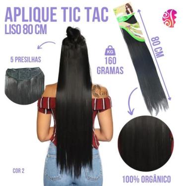 Imagem de Aplique Tic Tac Liso 80 Centímetros Cheio Idêntico Ao Humano - Removív