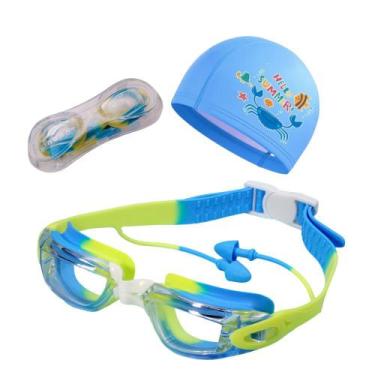 Imagem de Kit Óculos e Touca de Natação Infantil Hero Band Coleção Cores - Pools