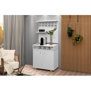 Imagem de Buffet / Aparador Com Painel ST Para o Cantinho do Café Estilo Retrô C