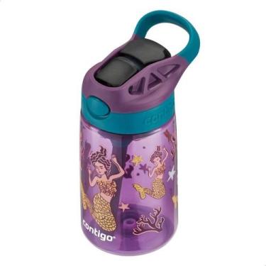 Imagem de Garrafa Squeeze Infantil Gizmo Flip 414ml Sereia Contigo