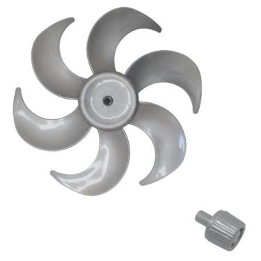 Imagem de Hélice Para Ventilador Cadence 6 Pás 30cm Prata + Trava da Hélice VTR 