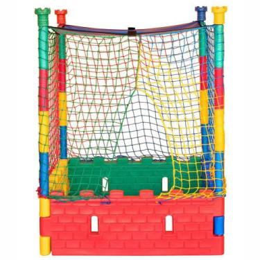 Imagem de Piscina de Bolinha Quadrada com Estrutura Rotomoldada - Jundplay