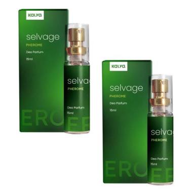 Imagem de Pherome Selvage - Perfume Masculino com Feromonio Kit c/ 2un - Kalya