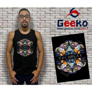 Imagem de Regata Coldplay Rock Alternativo Geeko, Preto, G2