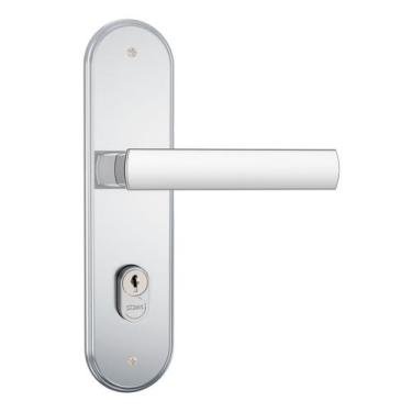 Imagem de Fechadura Stam 1601/35 Porta Externa Espelho Inox 55mm