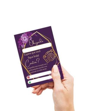 Imagem de Mini folheto Agradecimento pela compra, mimo cliente, tag   Variados -