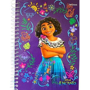 Imagem de Caderno De 1 Matéria Espiral Com 80 Folhas Encanto Capas Sortidas - st