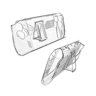 Imagem de Capa protetora ROG Ally compatível com ASUS Rog Ally 17.8 cm 120Hz Gaming Handheld, FiiMan Ultra Clear Crystal Transparent Hard Shell Capa de corpo inteiro (transparente)