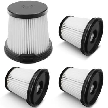 Imagem de Pacote com 4 peças de substituição de filtro HEPA IW3511 IW1111 para aspirador de pó sem fio leve Shark IW3511 IW1120 Detect Pro. Para Shark BU3523 BU3521 Clean Empty Auto-Empty System Portable