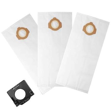 Imagem de 49-90-2016 Sacos de pó de lã servem para aspirador de pó Milwauke 0960-20 úmido/seco e aspiradores sem fio Milwauke 0970-20 (3PK)