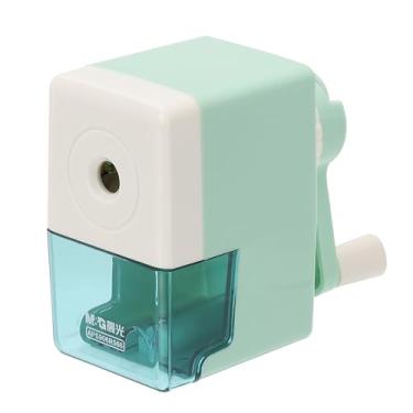 Imagem de M&G Apontador de lápis manual, manivela, apontador de lápis de cinco posições, ajustável, material de escritório para sala de aula, escritório, verde